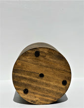 Load image into Gallery viewer, Minimalist Wood Planter Round ( Walnut Finish )